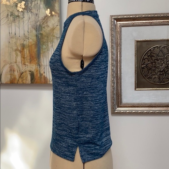 High Neck Tank, Small, Teal - Picture 2 of 4
